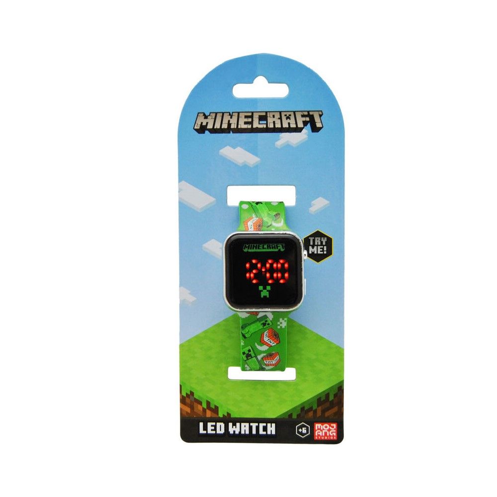 Relogio Led Minecraft