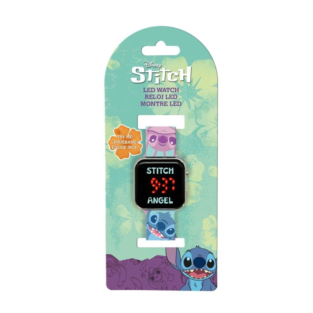 Relogio Led Stitch