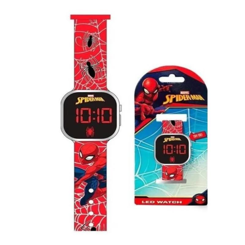 Relogio Led Spiderman