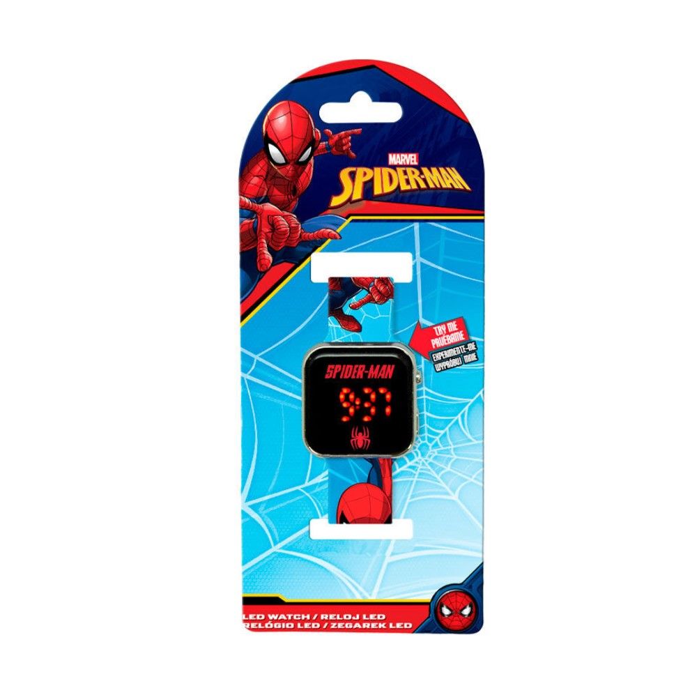 Relogio Led Spiderman