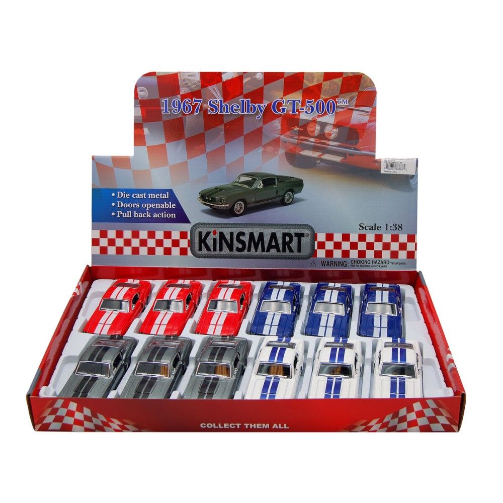 Shelby GT 500 (1967) - 4 cores (display 12un)
