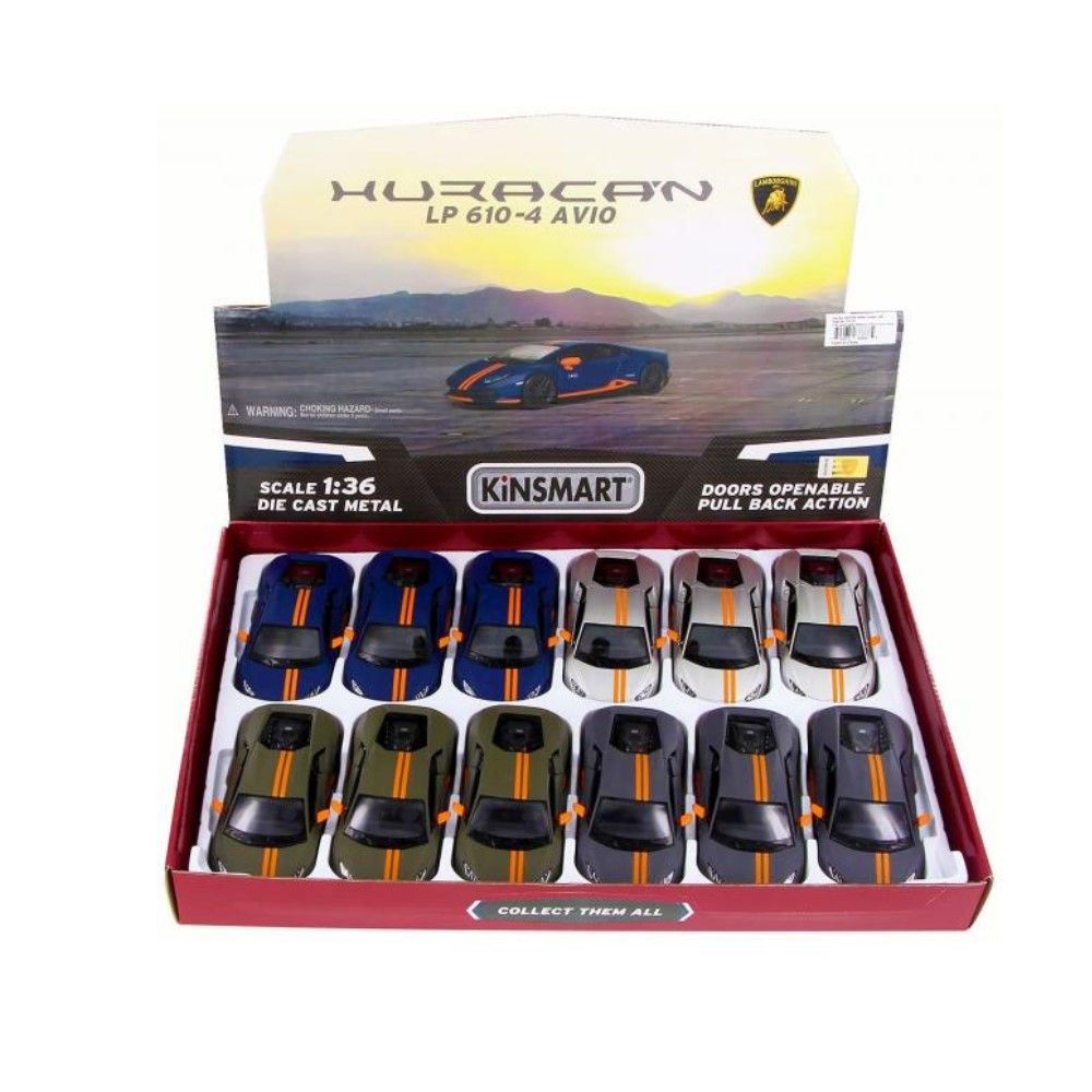 Lamborghini Huracan LP610-4 Avio Matt - 4 cores (display 12un)