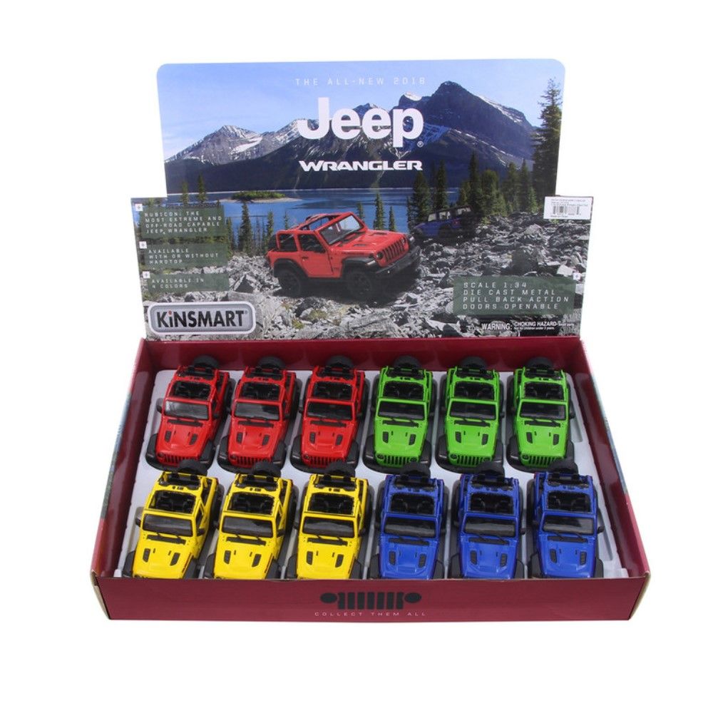 Jeep Wrangler Aberto (2017) - 4 cores (display 12un)