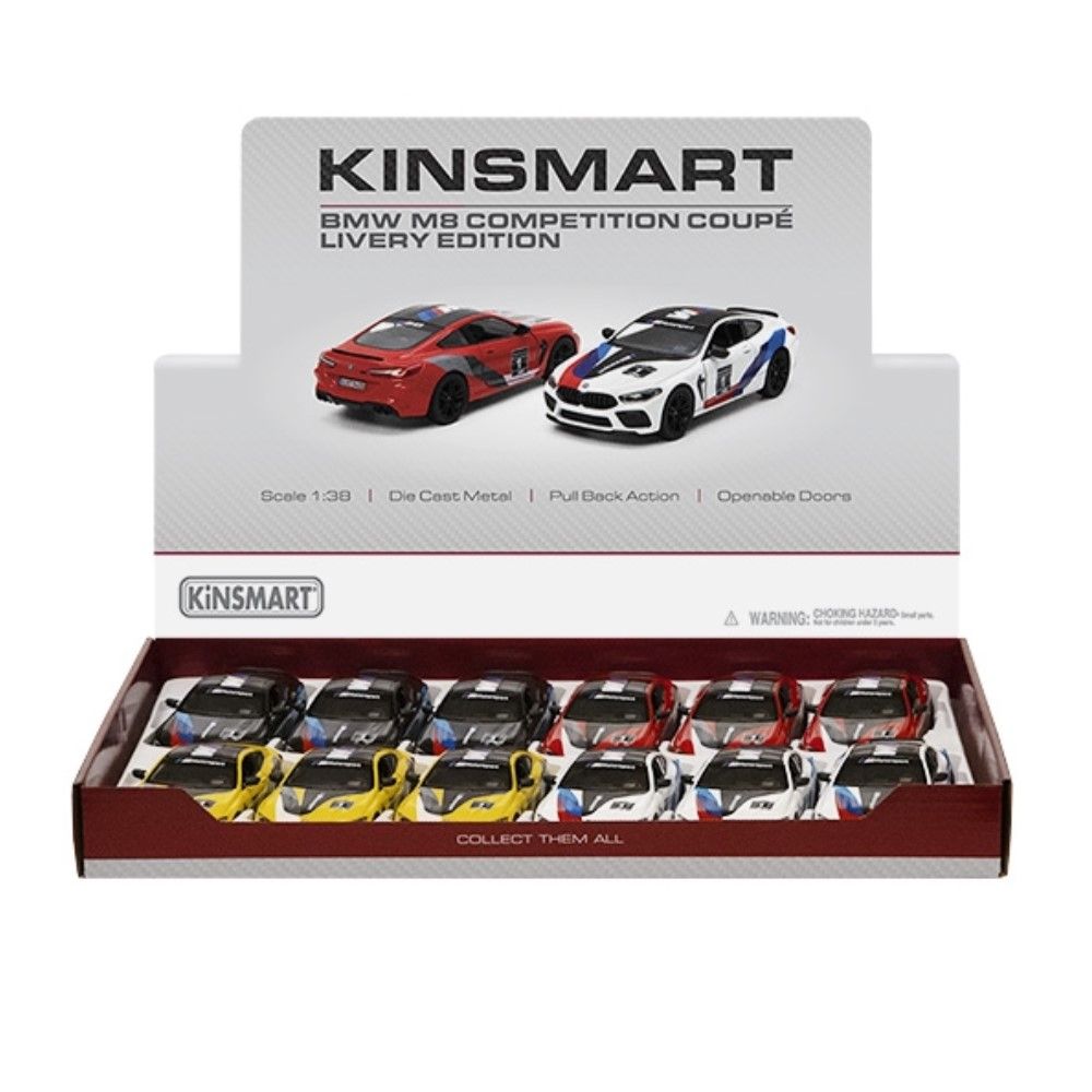 BMW M8 Competição Coupé - 4 cores (display 12un)