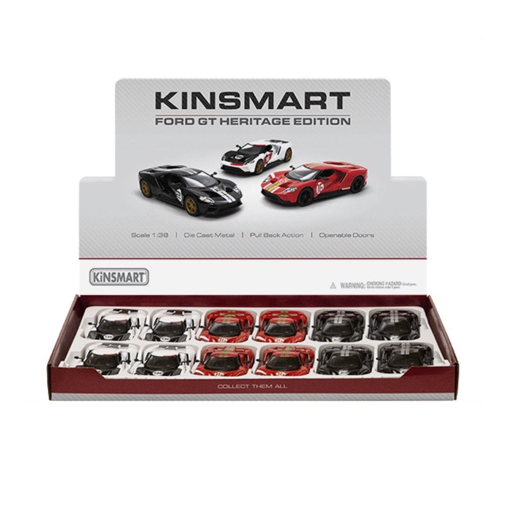 Ford GT - Edição Heritage - 4 cores (display 12un)
