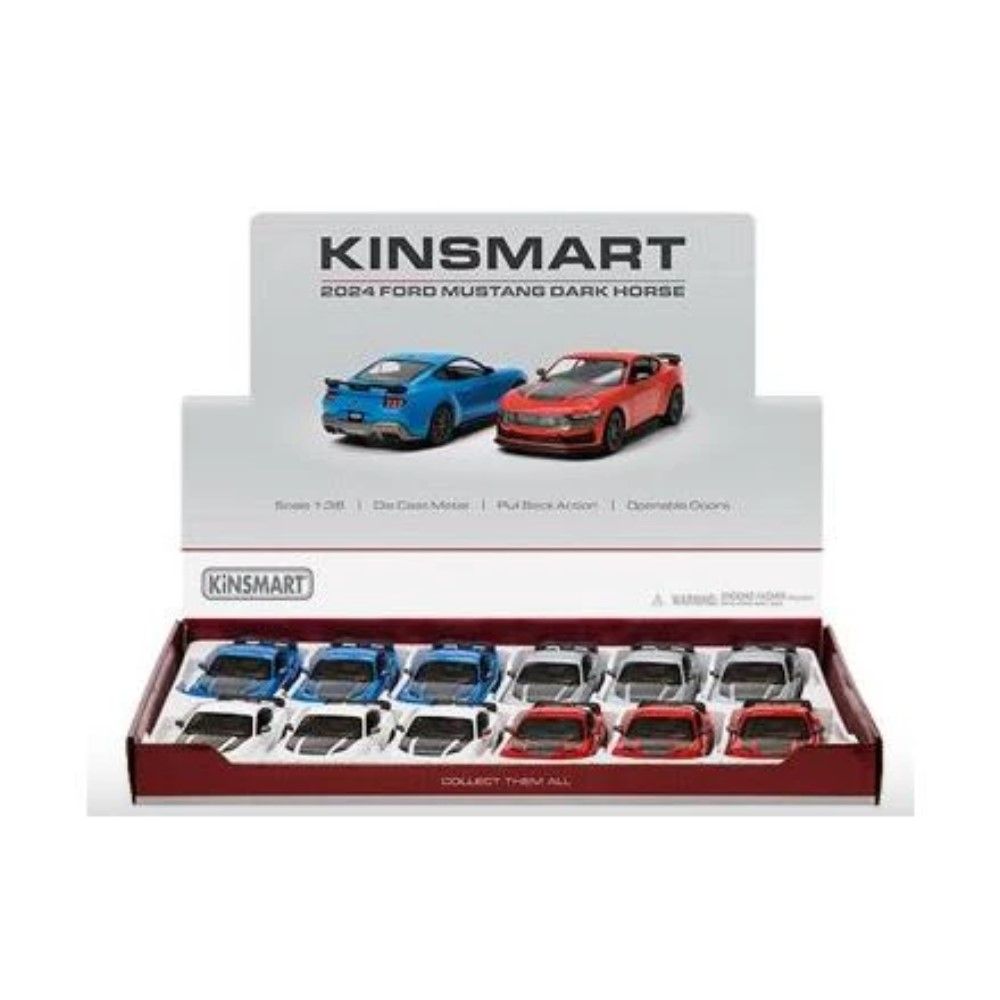 Ford Mustang Dark Horse (2024) - 4 cores (display 12un)