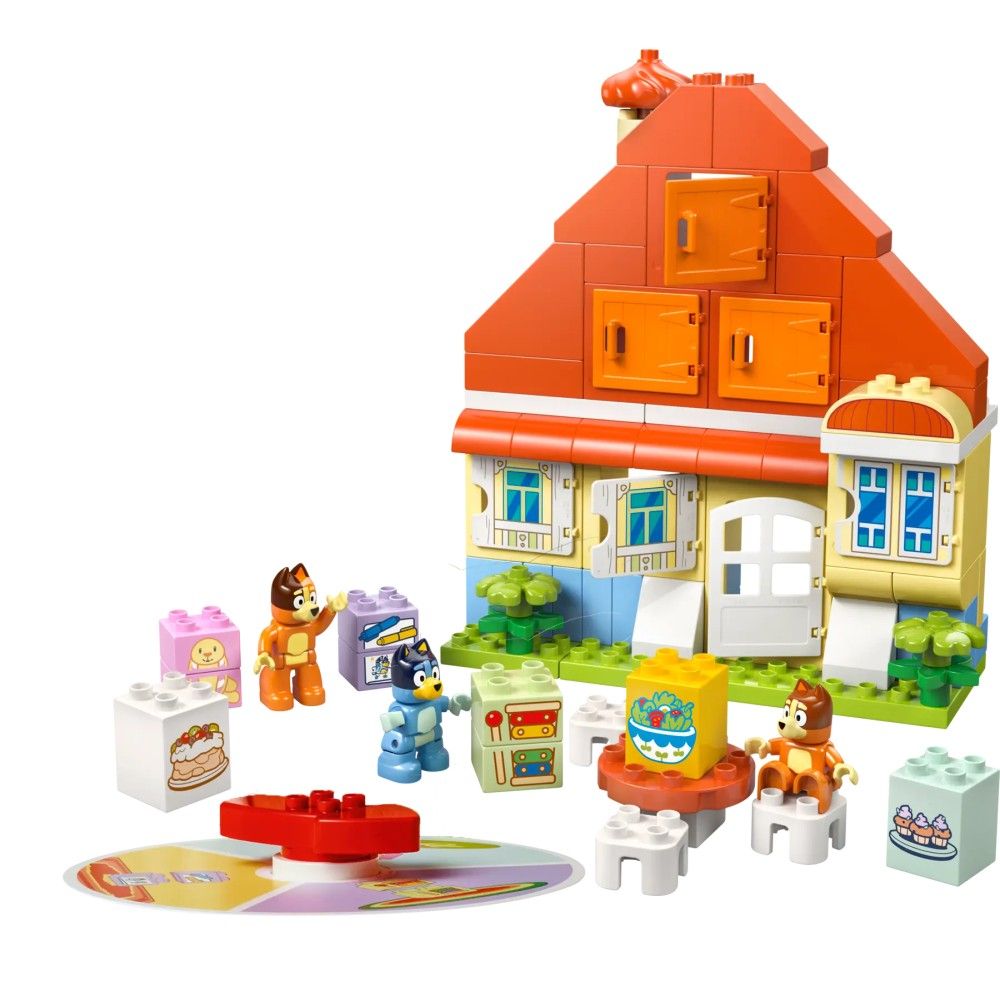 Casa da Família da Bluey com Jogo de Memória