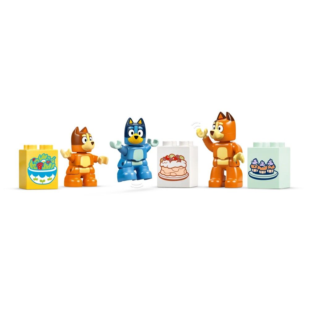 Casa da Família da Bluey com Jogo de Memória