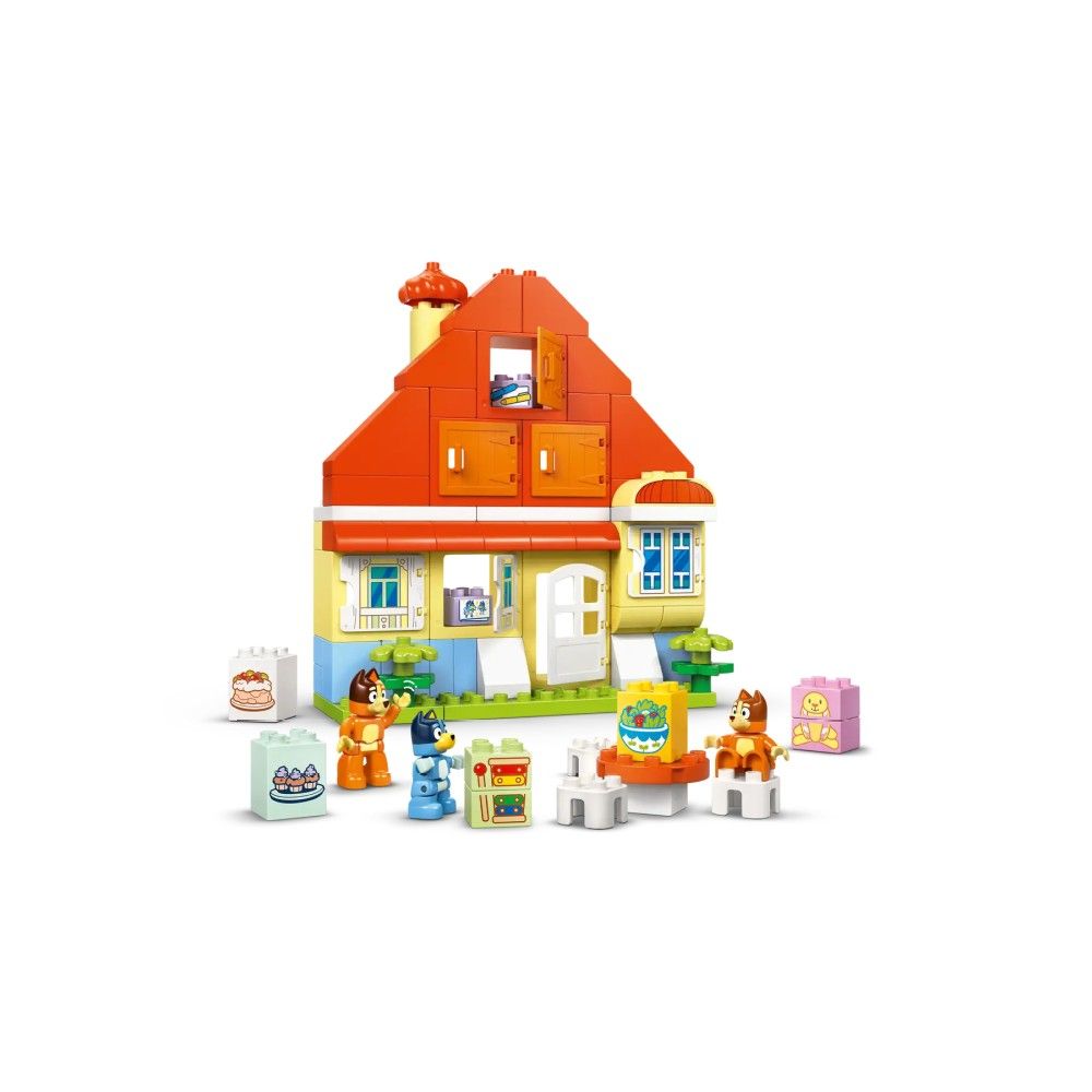 Casa da Família da Bluey com Jogo de Memória