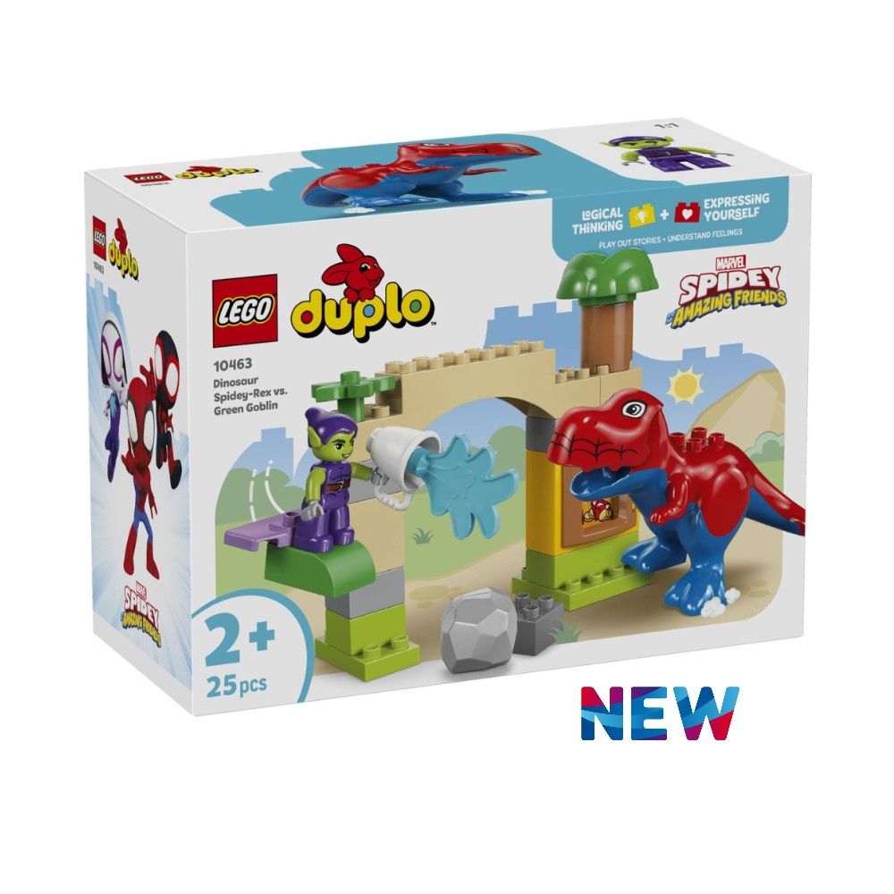 Dinossauro Spidey-Rex contra Green Goblin