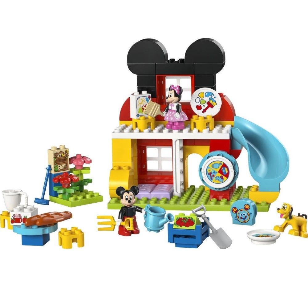 A Casa do Mickey Mouse com a Minnie e o Pluto