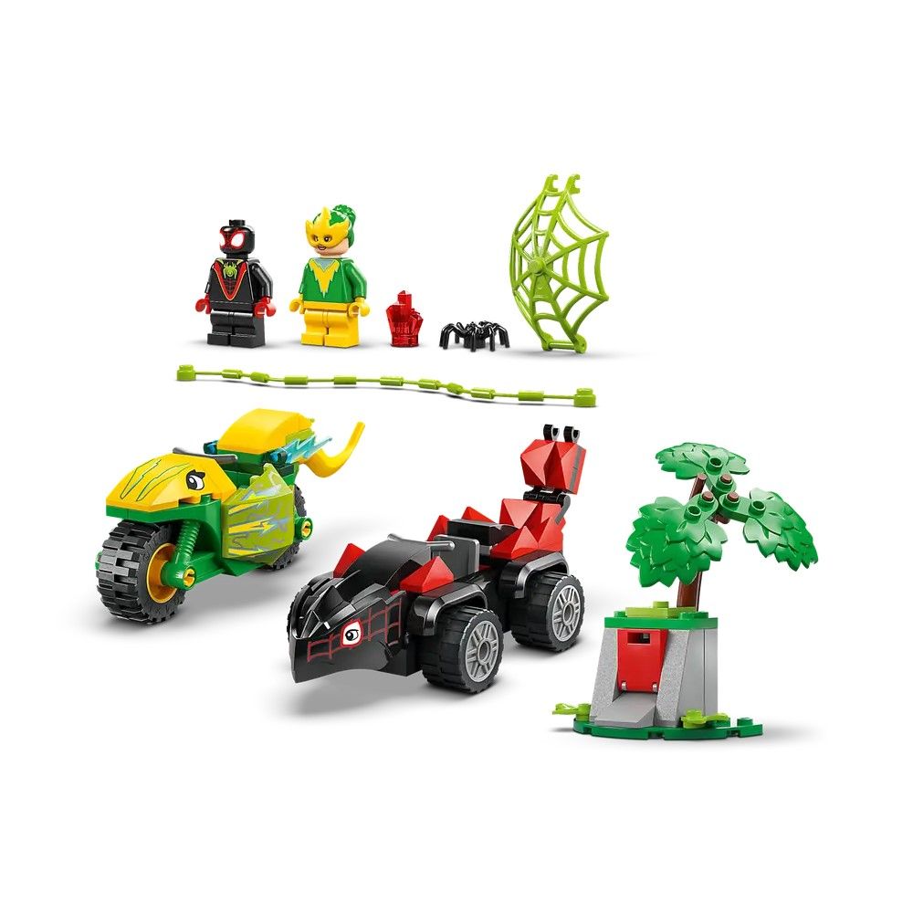 Spin e Electro – Perseguição em Veículos Dinossauros
