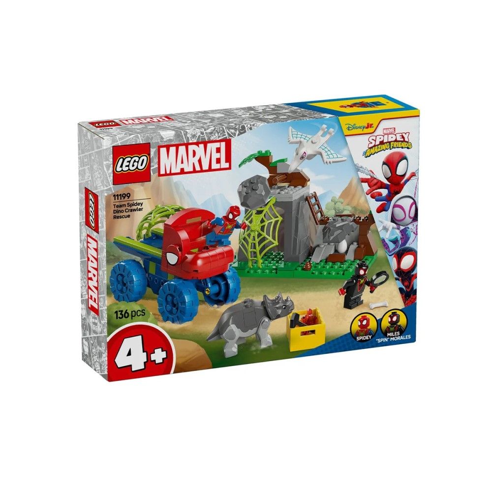 Equipa Spidey – Resgate com Veículo Dinossauro Todo-o-Terreno