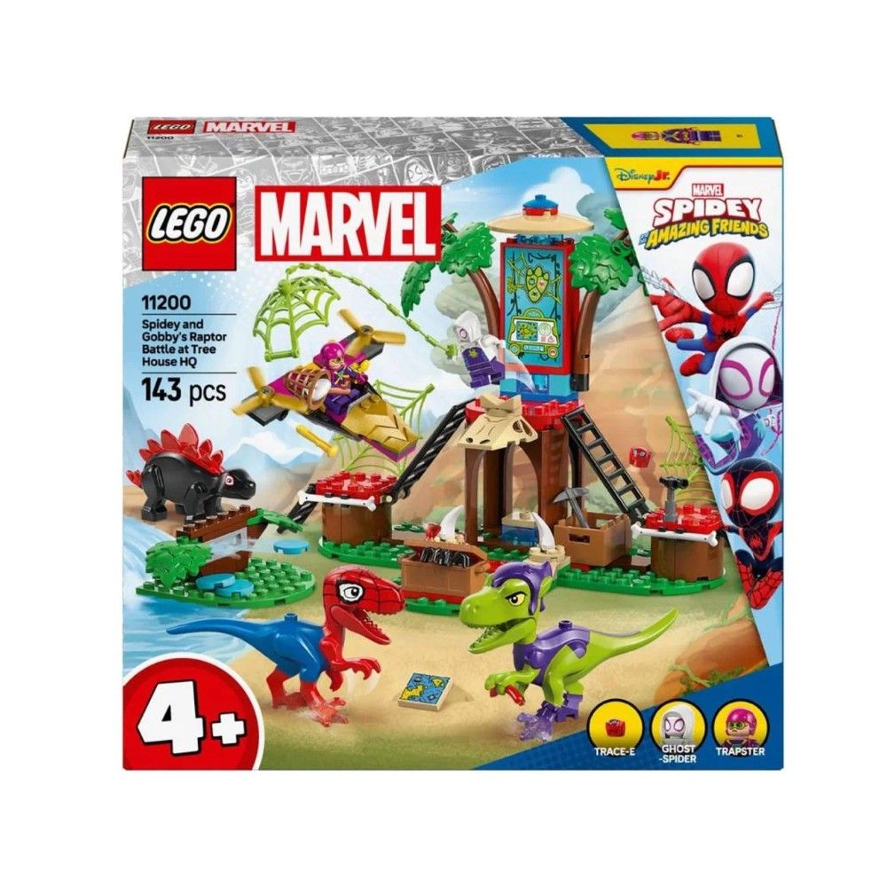 Spidey e Gobby – Batalha de Raptors no Quartel-General da Casa da Árvore