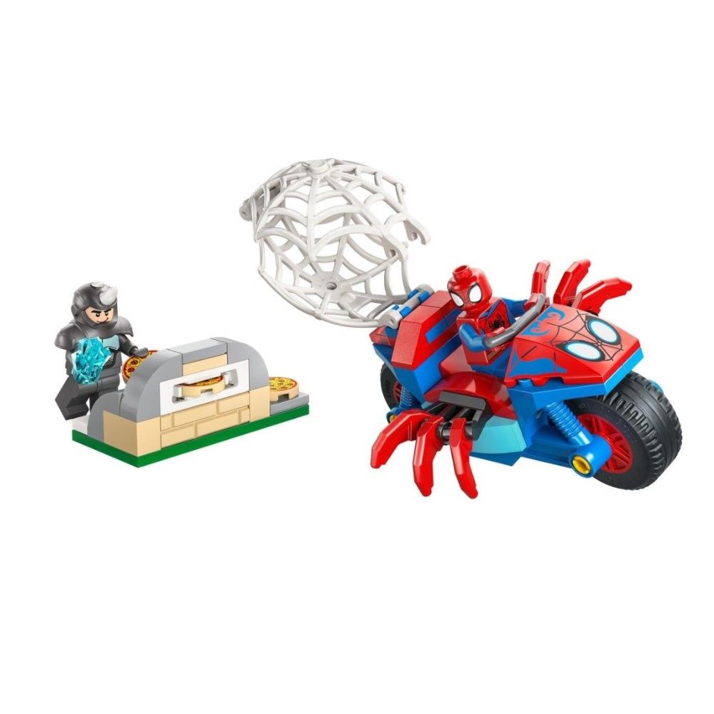 Spidey na sua Mota contra Rhino