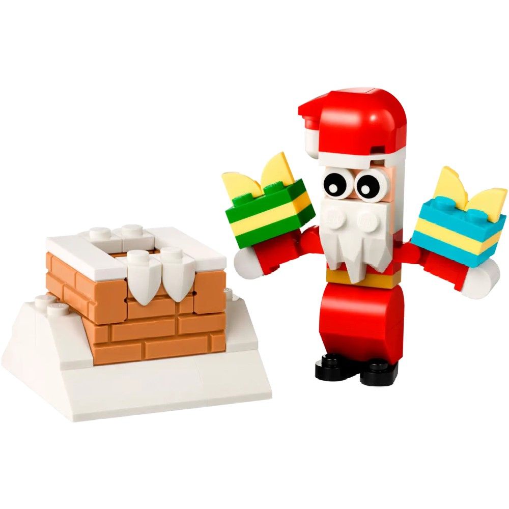 Chaminé divertida com Pai Natal