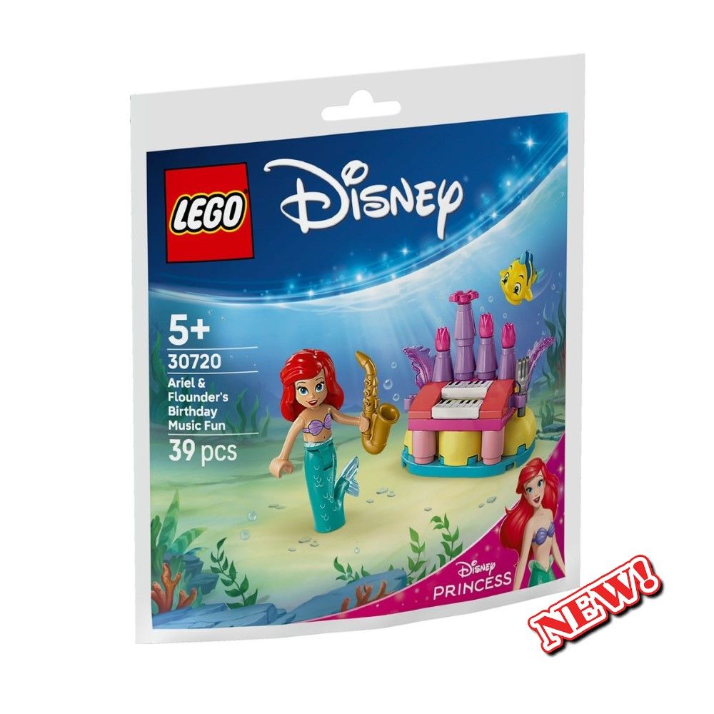 Música de aniversário divertida de Ariel e Flounder