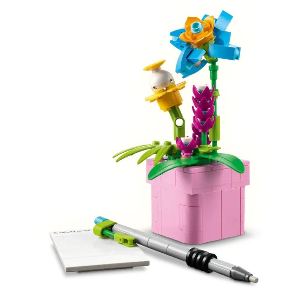 Máquina de Escrever com Flores
