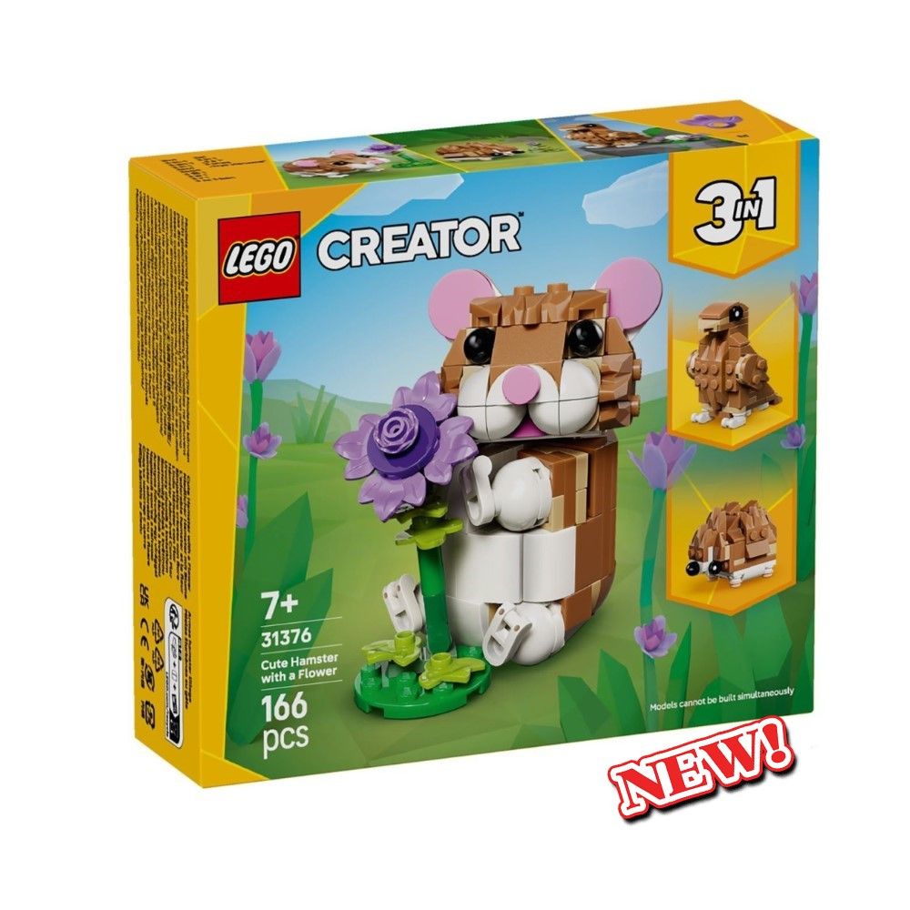 Hamster Adorável Com Flor