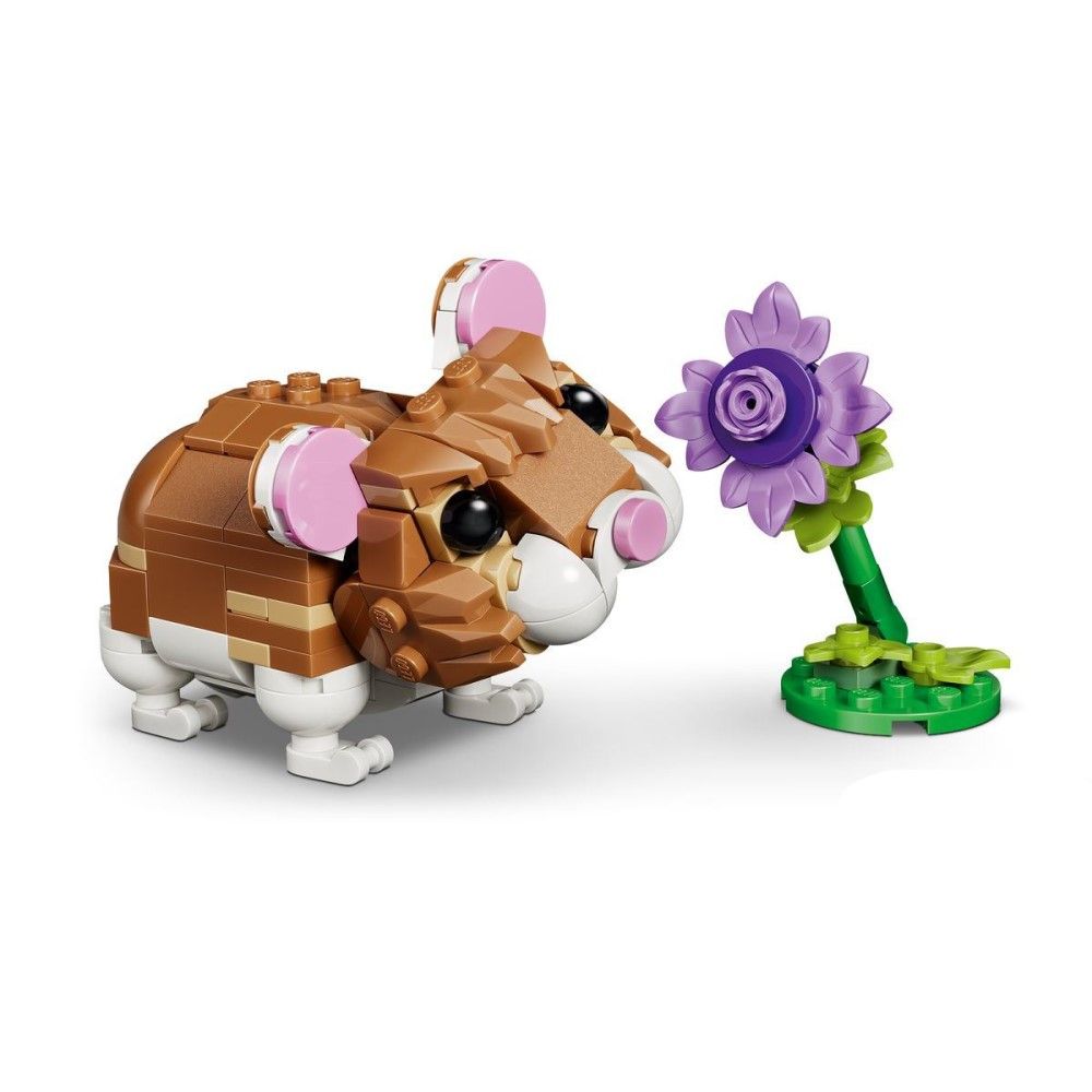 Hamster Adorável Com Flor