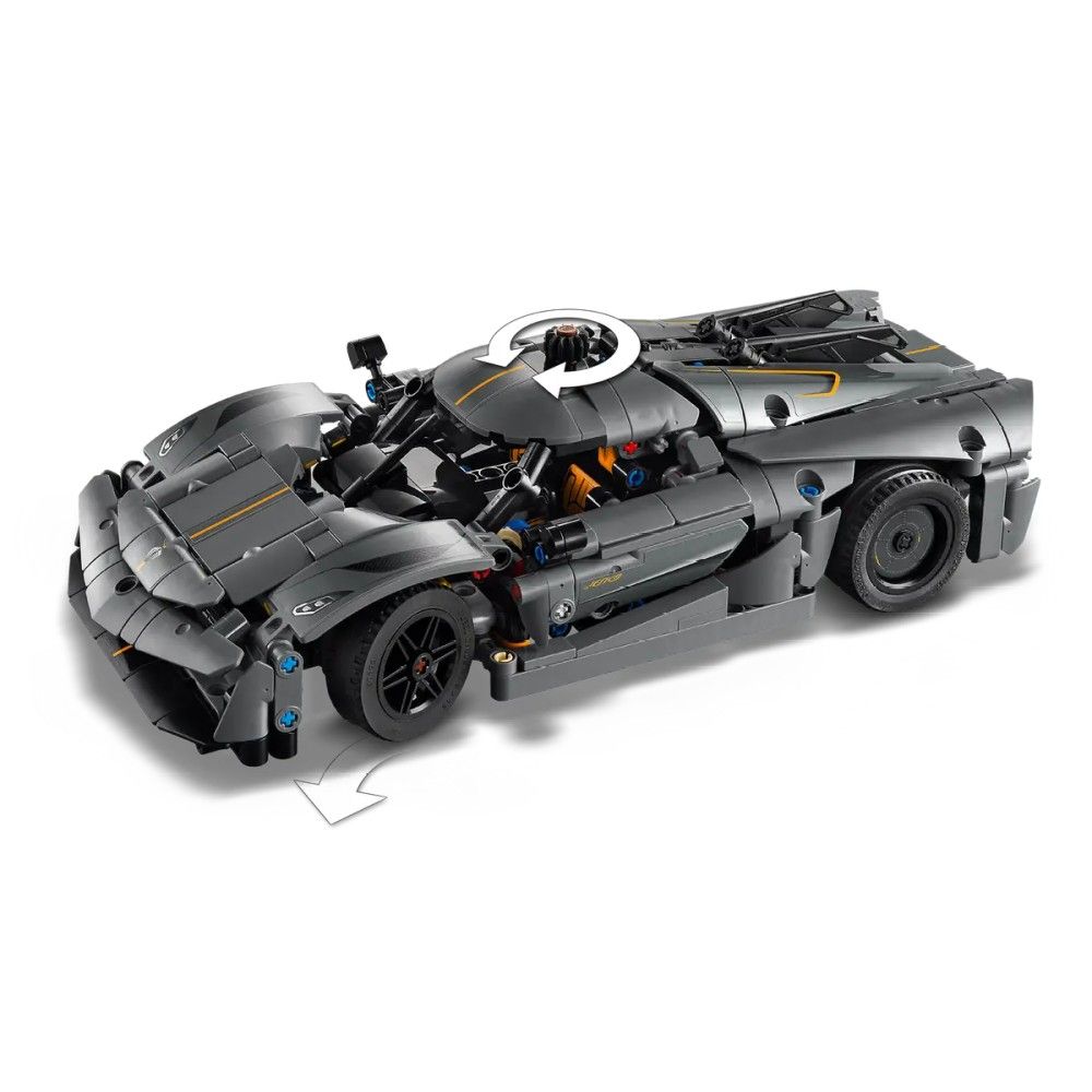 Hipercarro Cinzento Koenigsegg Jesko Absolut