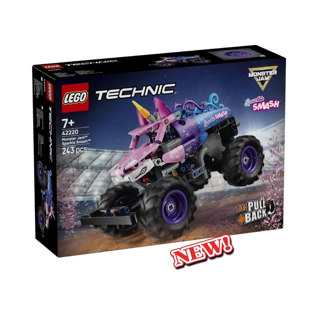 Pull-back Monster Jam Sparkle Smash