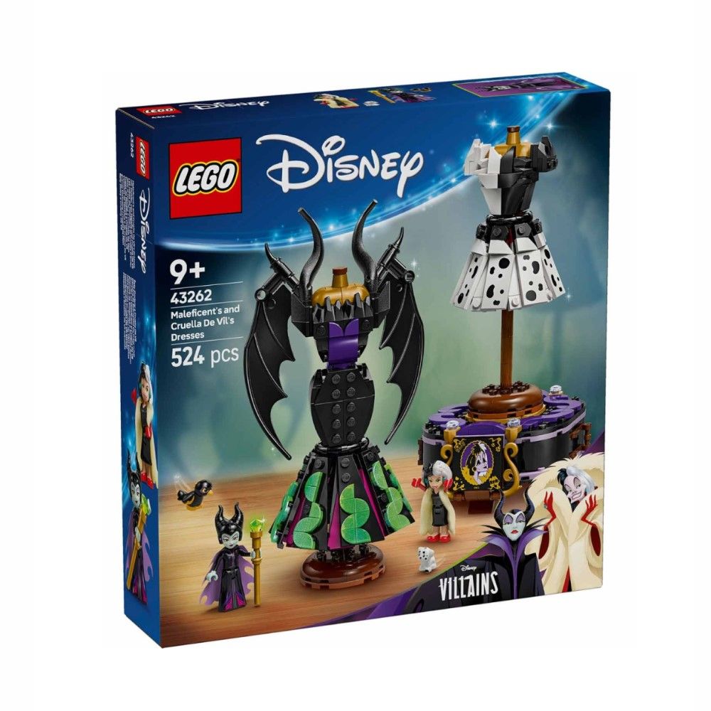 Vestidos da Maléfica e da Cruella De Vil