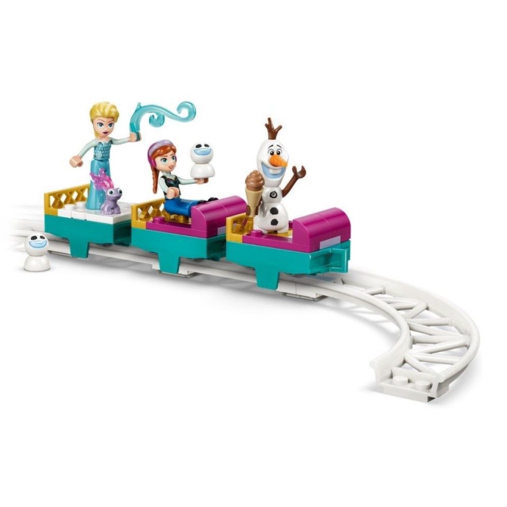 Castelo de Gelo da Elsa e Aventura na Pista de Neve