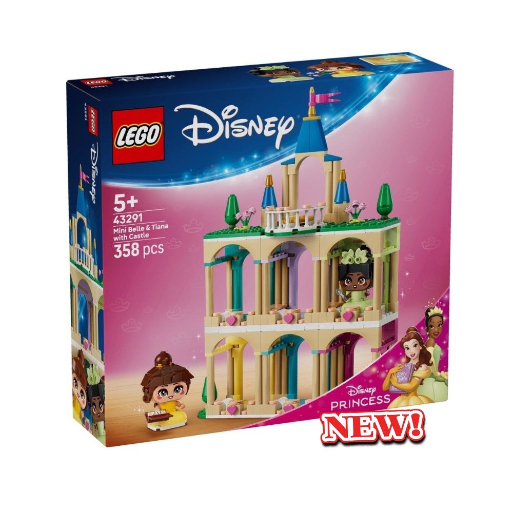 Mini Bela e Tiana com Castelo