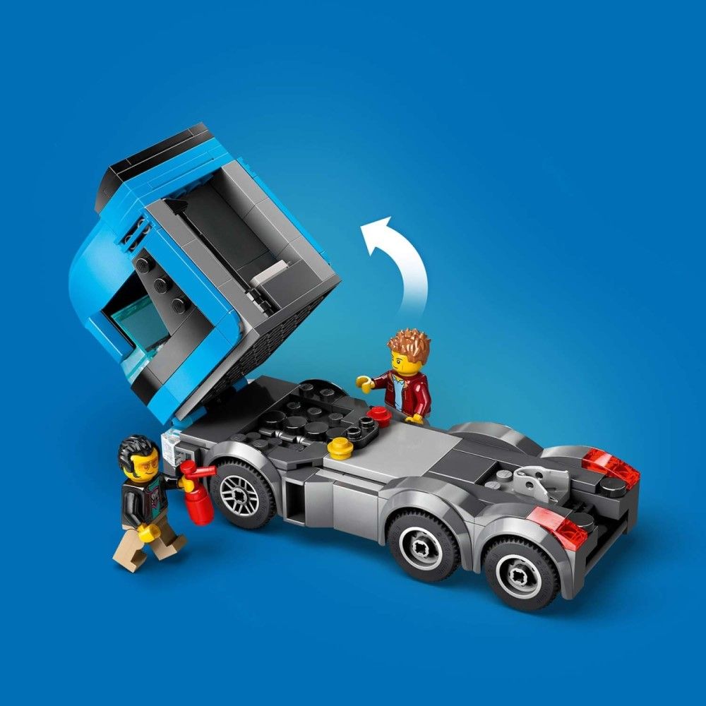 Camião Transportador de Carros com Carros Desportivos