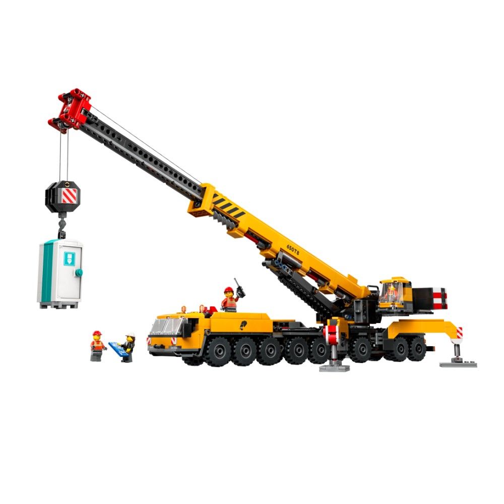 Grua de Construção Móvel Amarela