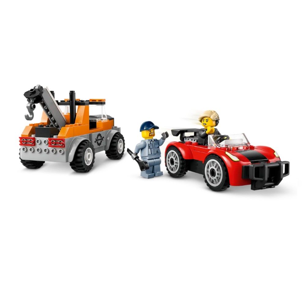 Camião-Reboque e Reparação de Carro Desportivo