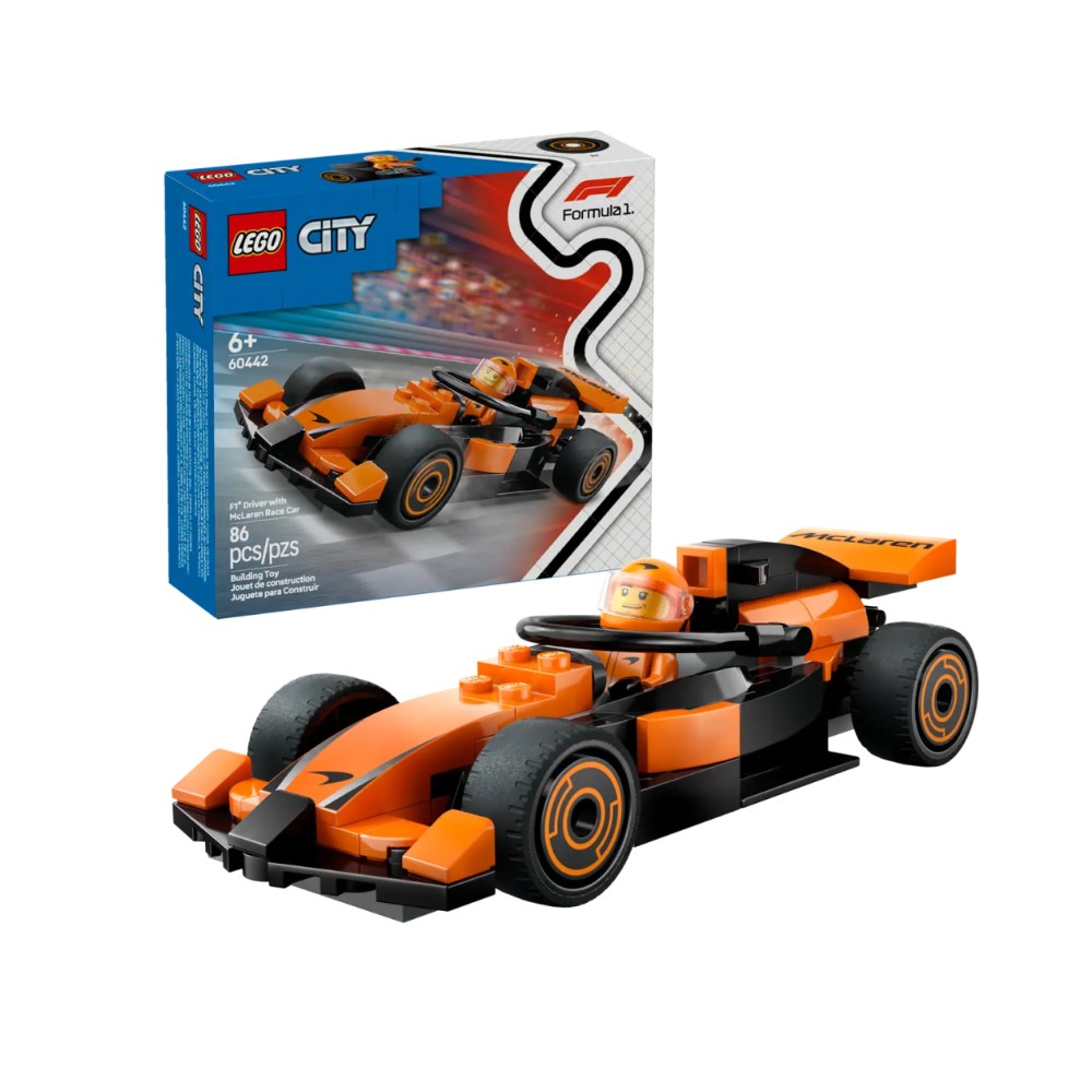 Piloto de F1 com Carro de Corrida McLaren