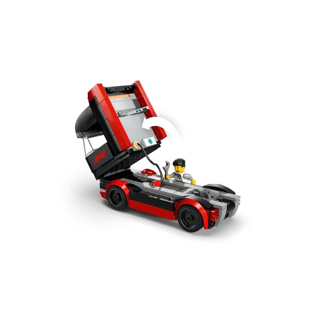 Camião de F1 com Carros de F1 RB20 e AMR24