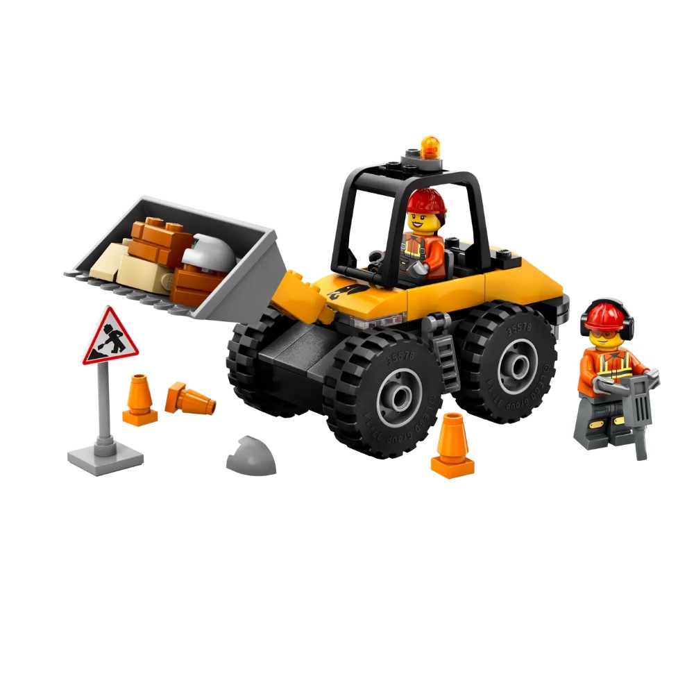 Carregadora de Rodas de Construção Amarela