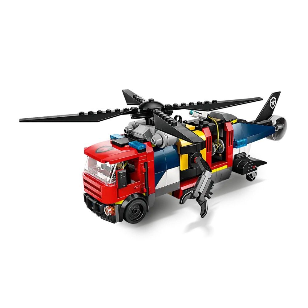 Combinação de Helicóptero, Camião dos Bombeiros e Submarino