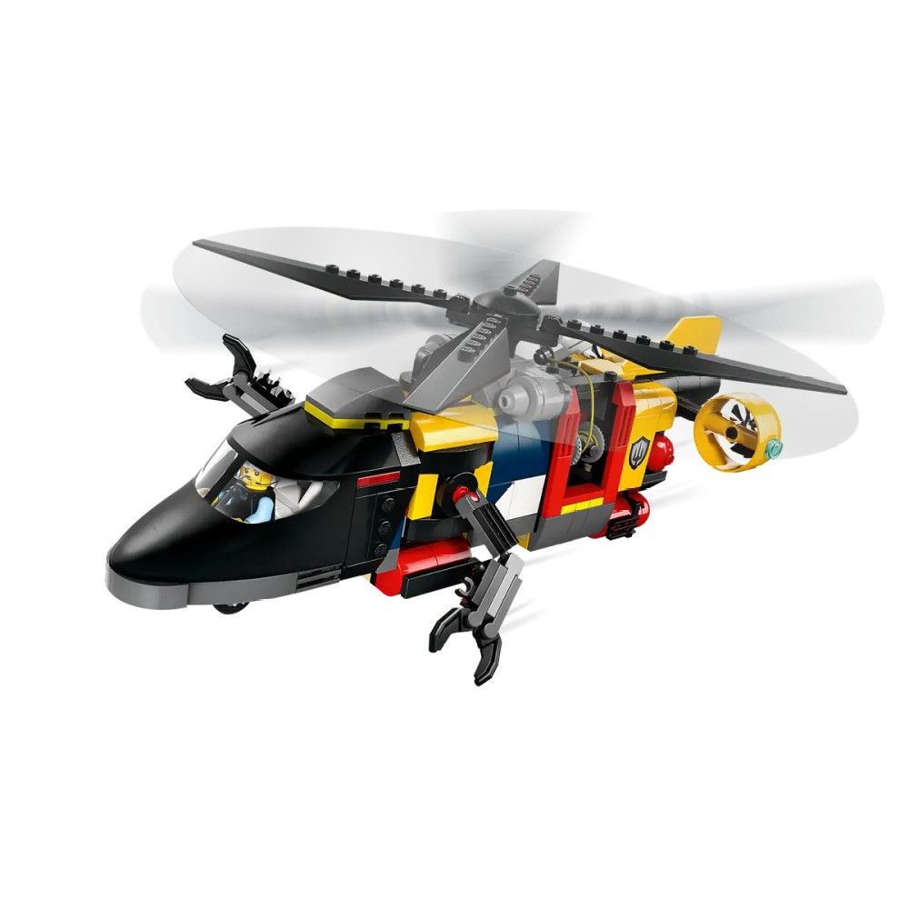 Combinação de Helicóptero, Camião dos Bombeiros e Submarino