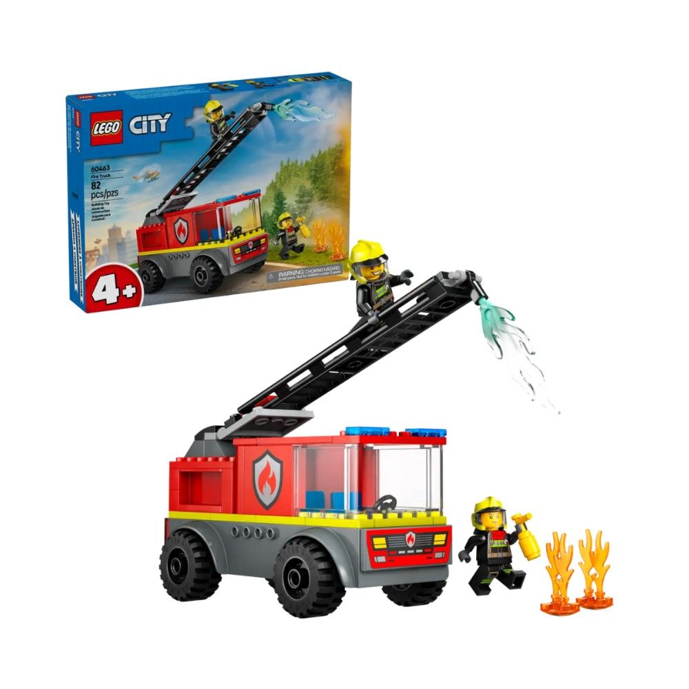 Camião dos Bombeiros com Escada