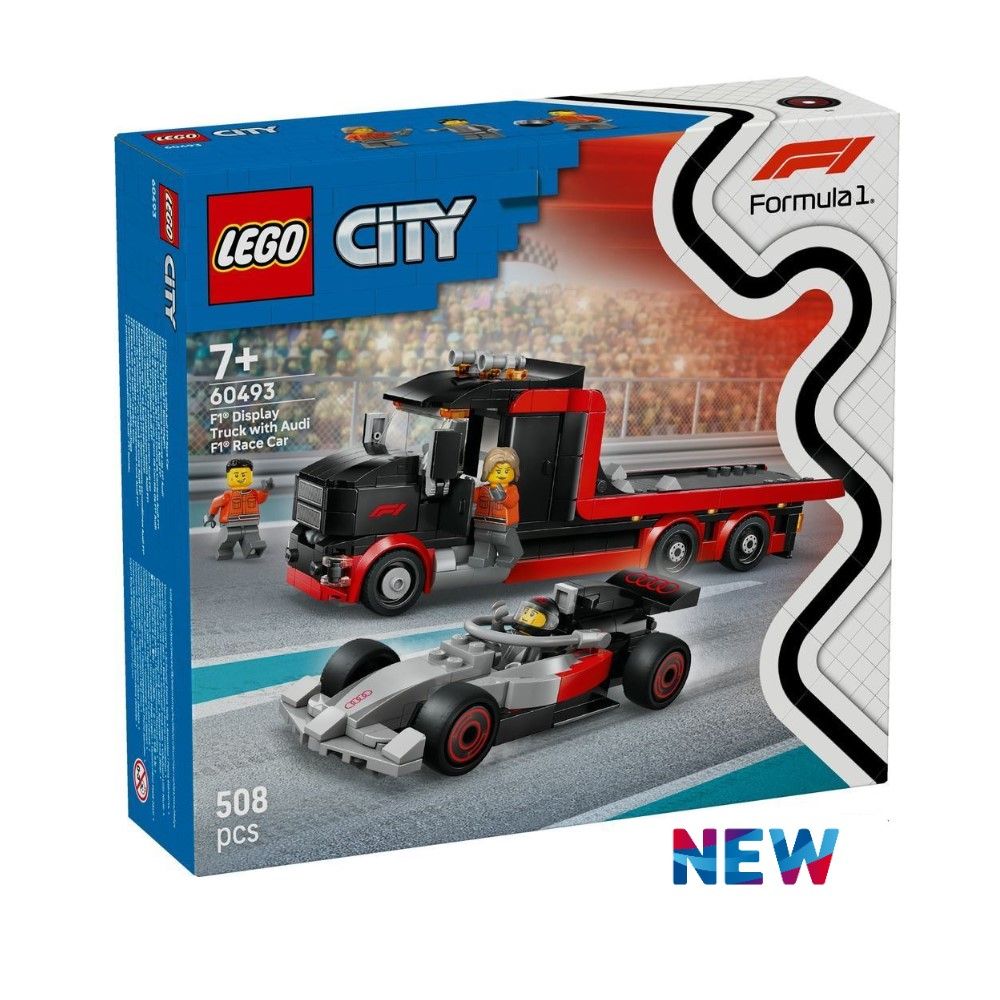 Camião de Exposição de F1® com Carro de Corrida de F1® Audi