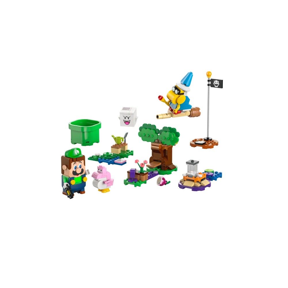 Aventuras interativas com o LEGO Luigi