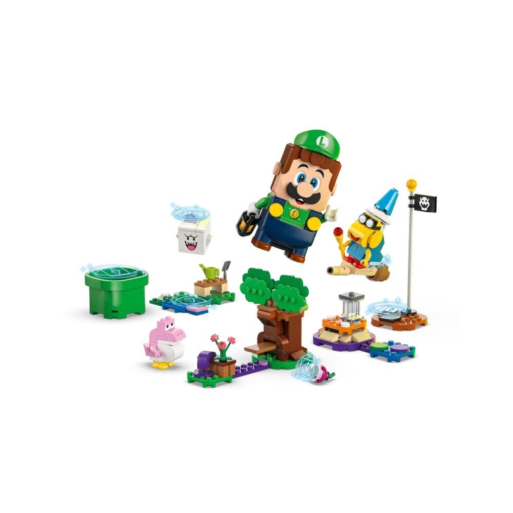 Aventuras interativas com o LEGO Luigi
