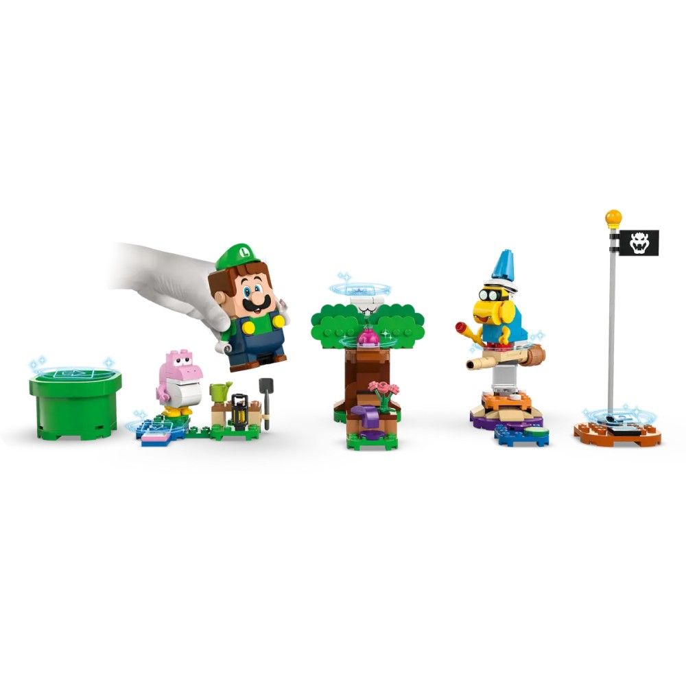 Aventuras interativas com o LEGO Luigi