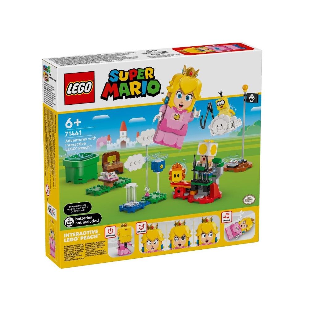 Aventuras interativas com a LEGO Peach