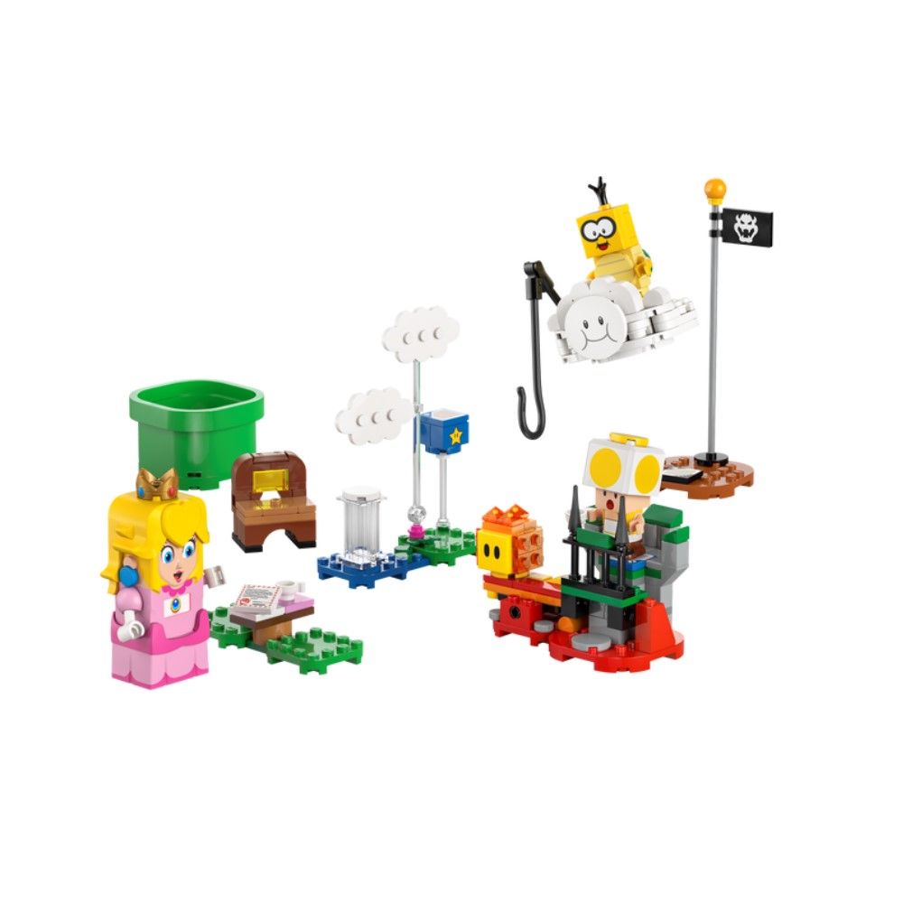 Aventuras interativas com a LEGO Peach