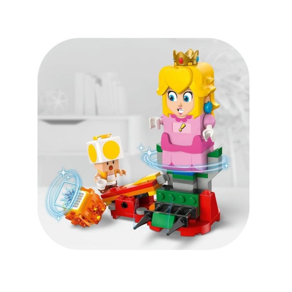 Aventuras interativas com a LEGO Peach
