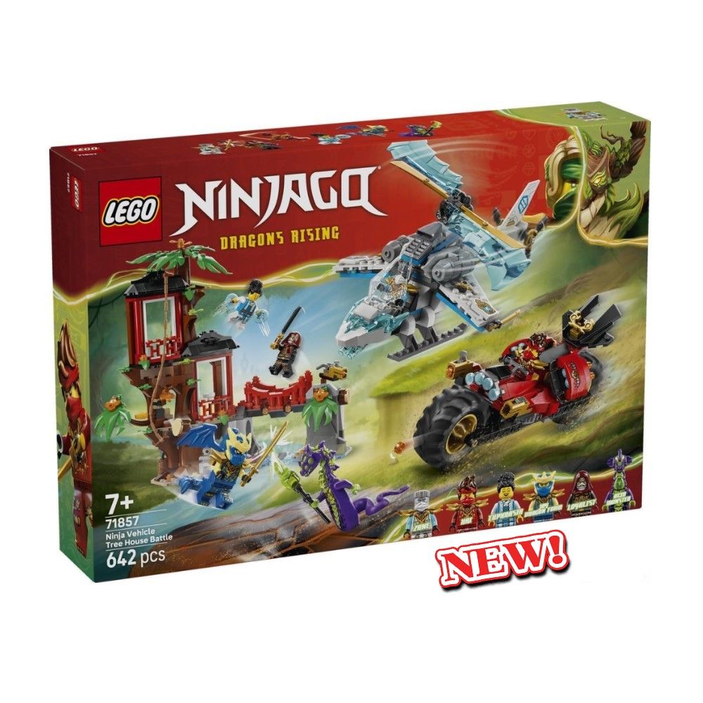 Batalha na Casa da Árvore com Veículos Ninja