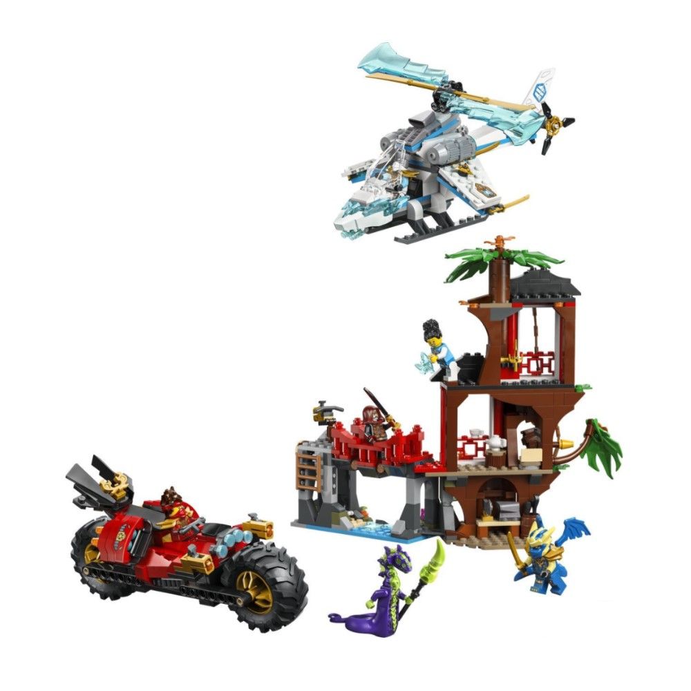 Batalha na Casa da Árvore com Veículos Ninja