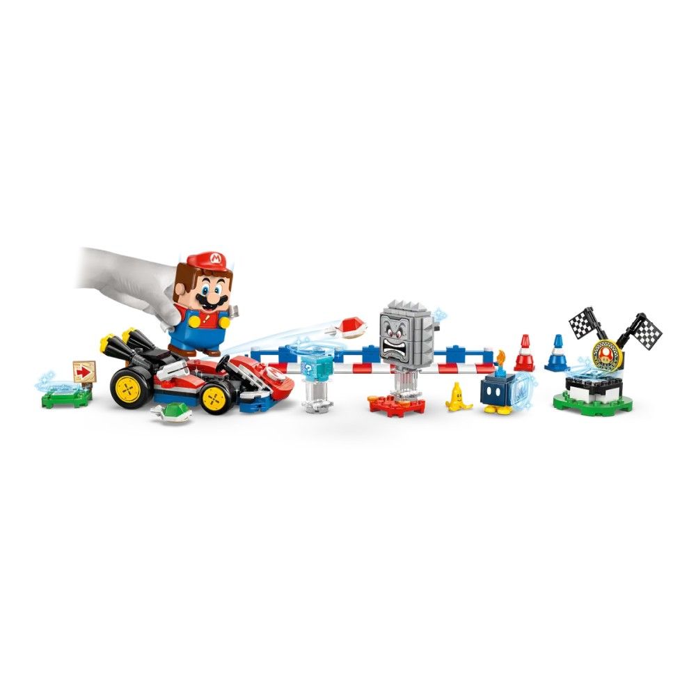 Mario Kart – LEGO Mario interativo e Kart padrão