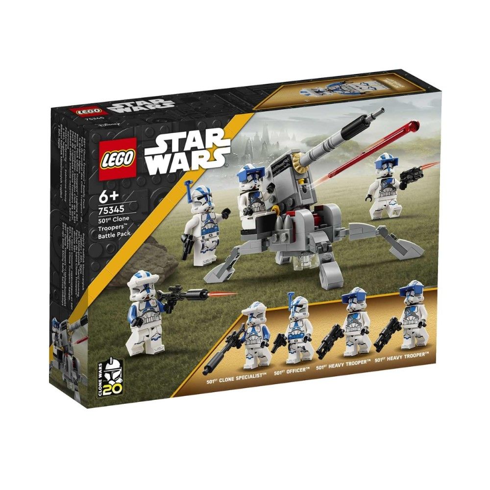 Pack de Combate Clone Troopers da 501ª.