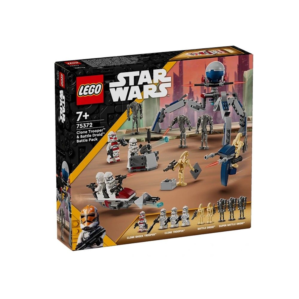 Pacote de Combate Clone Trooper e Battle Droid